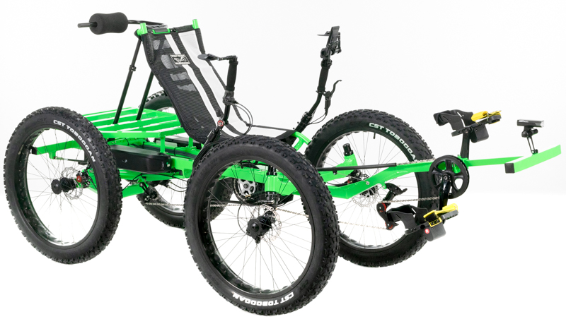 Revolution eQuad RS - Pedal-Electric Hybrid Recumbent Quad