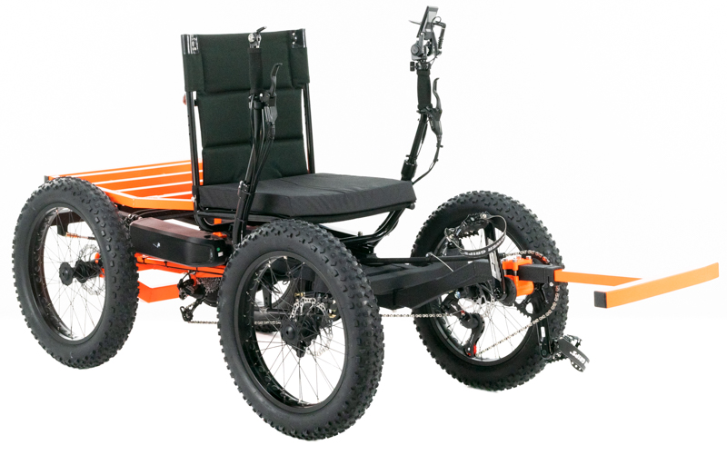 Revolution eQuad RS - Pedal-Electric Hybrid Recumbent Quad