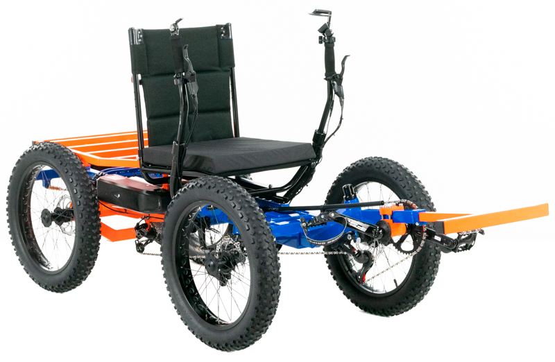 Revolution eQuad RWD RS - Pedal-Electric Hybrid Recumbent Quad