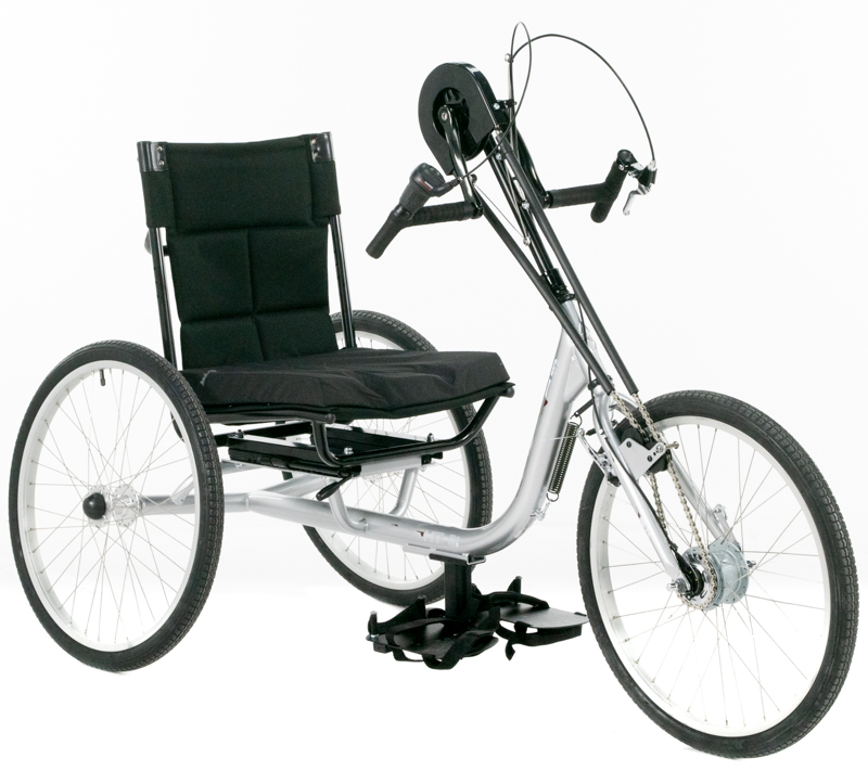 Troy's Factory Silver HT-3 Handcycle