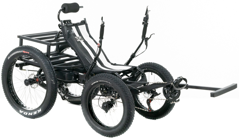 Revolution eQuad RWD RS - Pedal-Electric Hybrid Recumbent Quad