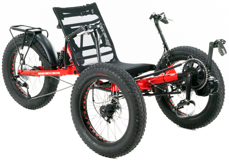  SunSeeker Fat Tad CXS Full Suspension Tadpole Recumbent Trike