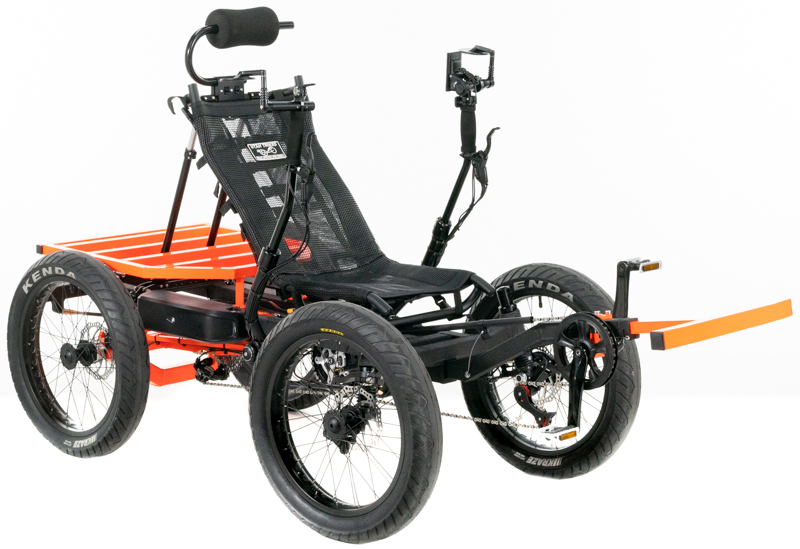 Revolution eQuad RWD RS - Pedal-Electric Hybrid Recumbent Quad