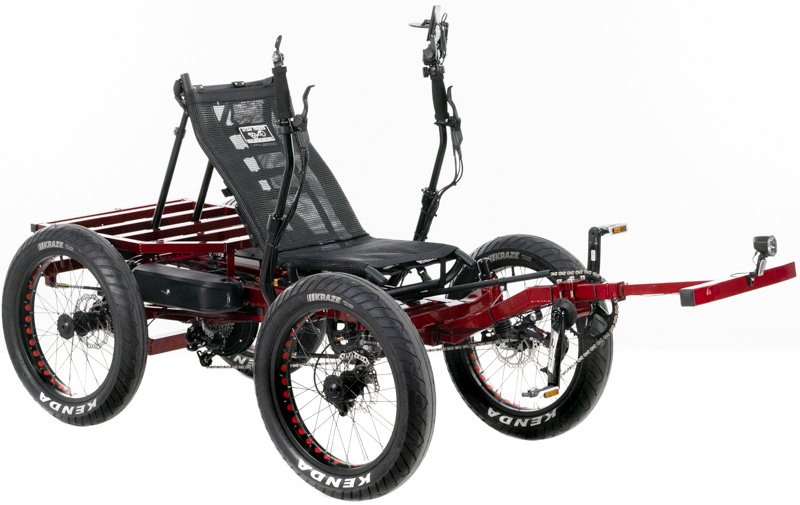 Revolution eQuad RWD RS - Pedal-Electric Hybrid Recumbent Quad