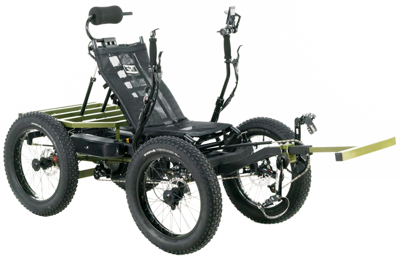 Revolution eQuad RWD RS - Pedal-Electric Hybrid Recumbent Quad