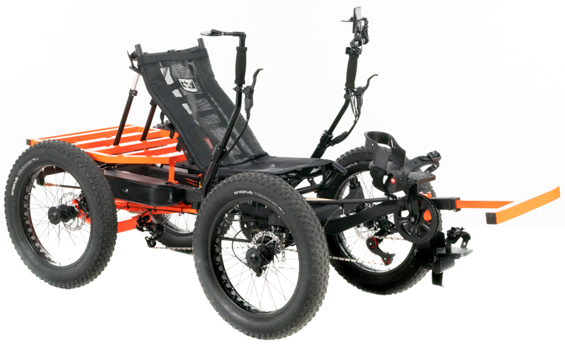 Revolution eQuad RS - Pedal-Electric Hybrid Recumbent Quad