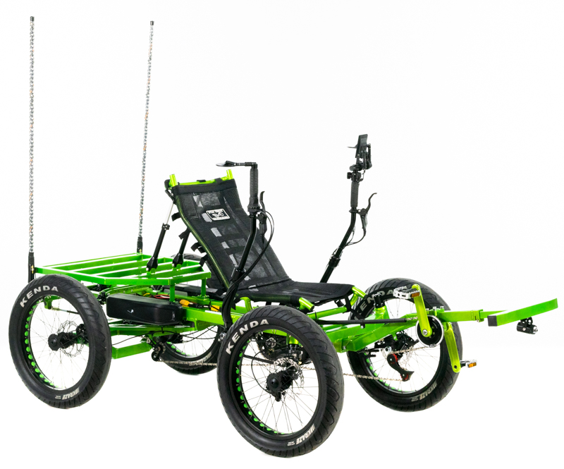 Revolution eQuad RWD RS - Pedal-Electric Hybrid Recumbent Quad