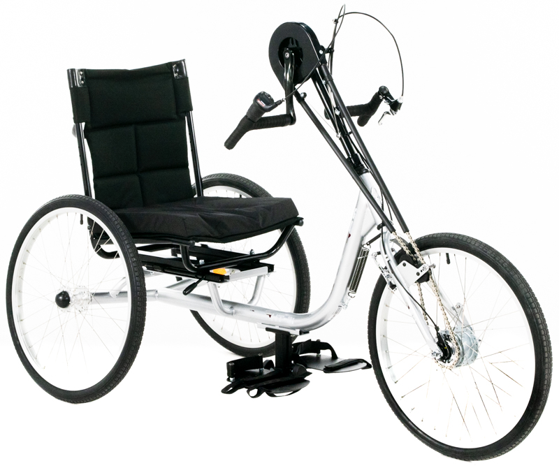 Jaime's Silver Sun HT-3 Handcycle