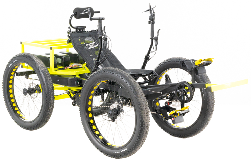 Revolution eQuad RS - Pedal-Electric Hybrid Recumbent Quad