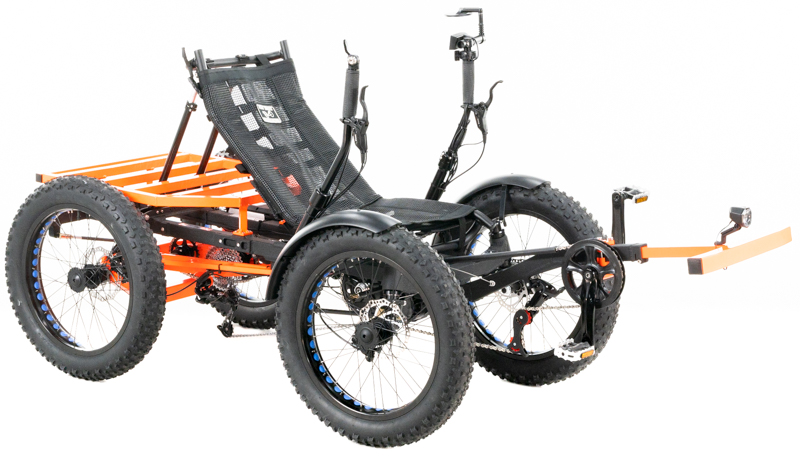 Revolution eQuad RWD RS - Pedal-Electric Hybrid Recumbent Quad