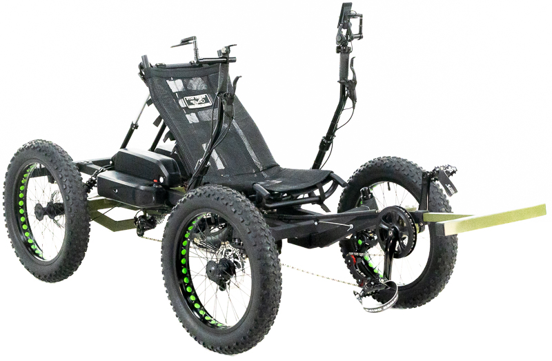 Revolution eQuad RWD RS - Pedal-Electric Hybrid Recumbent Quad