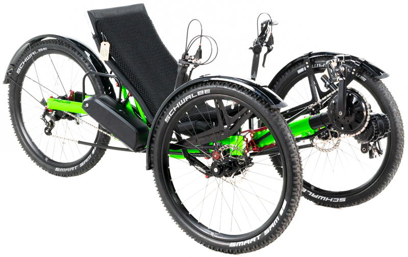 Azub Ti-FLY X Full Suspension Recumbent Trike