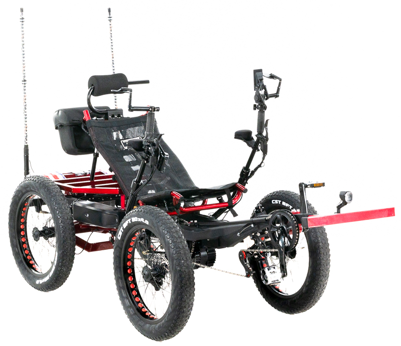 Revolution eQuad RWD RS - Pedal-Electric Hybrid Recumbent Quad