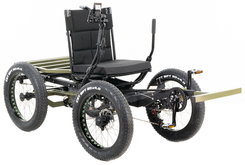 Revolution eQuad RS - Pedal-Electric Hybrid Recumbent Quad