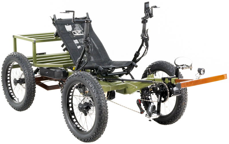 Revolution eQuad RWD RS - Pedal-Electric Hybrid Recumbent Quad