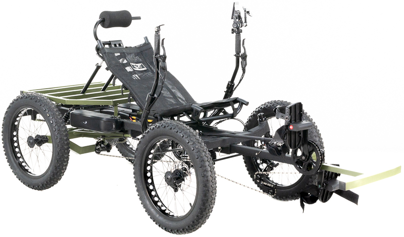 Revolution eQuad RWD RS - Pedal-Electric Hybrid Recumbent Quad