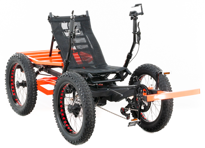 Revolution eQuad RWD RS - Pedal-Electric Hybrid Recumbent Quad