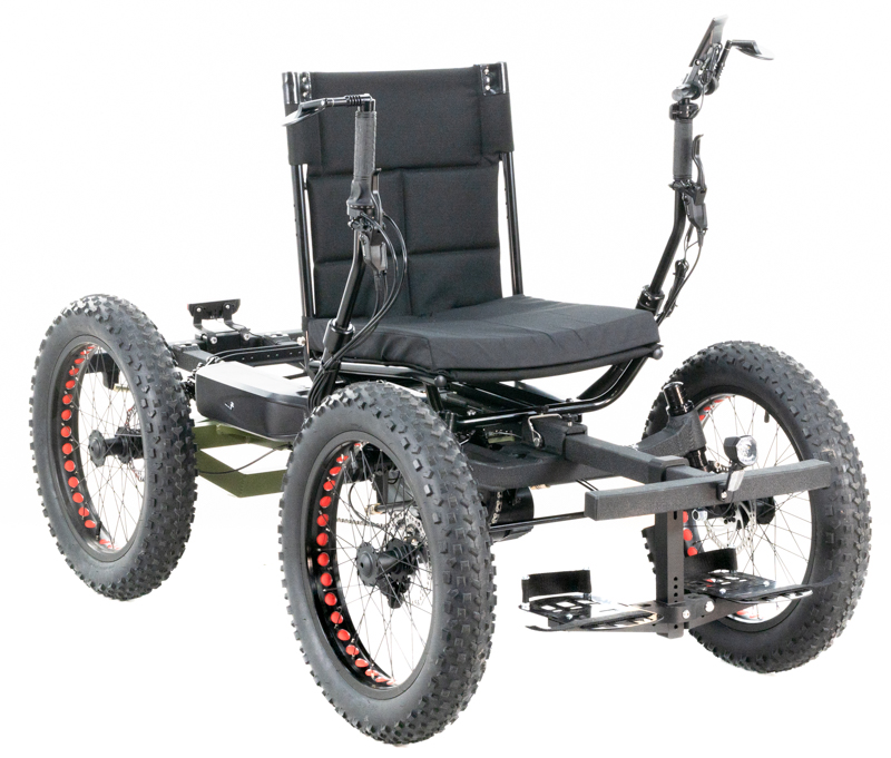 Revolution eQuad RWD RS - Pedal-Electric Hybrid Recumbent Quad