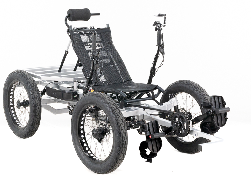 Revolution eQuad RWD RS - Pedal-Electric Hybrid Recumbent Quad