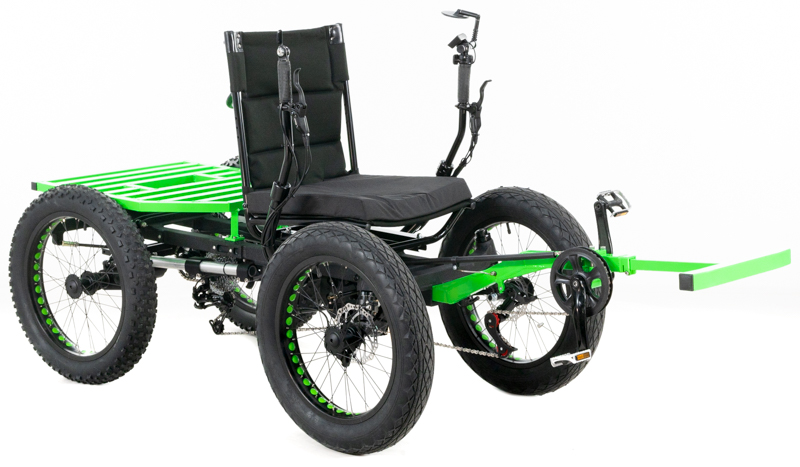 Revolution eQuad RWD RS - Pedal-Electric Hybrid Recumbent Quad