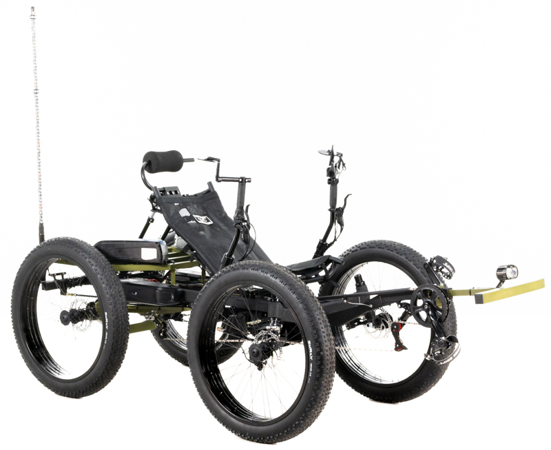 Revolution eQuad RWD RS - Pedal-Electric Hybrid Recumbent Quad