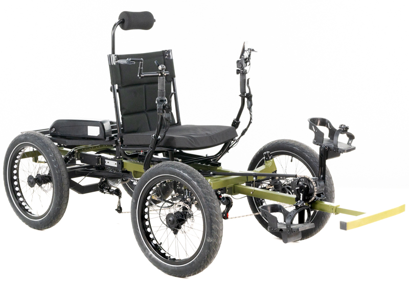Revolution eQuad RWD RS - Pedal-Electric Hybrid Recumbent Quad