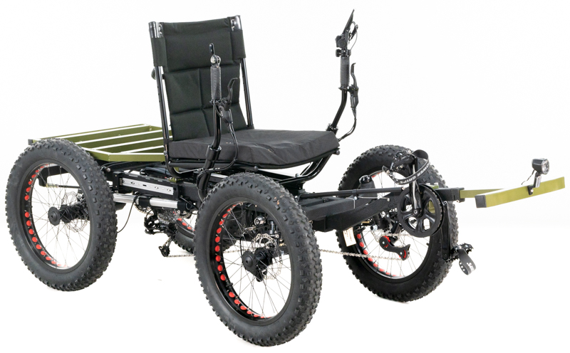 Revolution eQuad RS - Pedal-Electric Hybrid Recumbent Quad