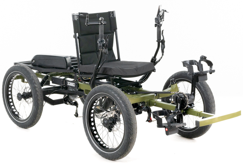 Revolution eQuad RWD RS - Pedal-Electric Hybrid Recumbent Quad