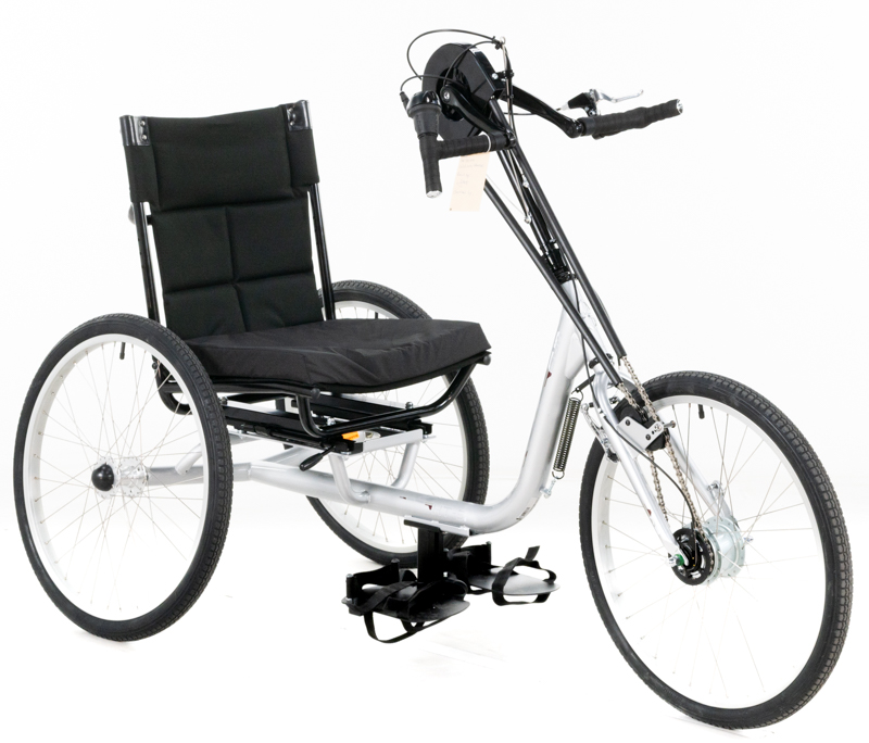 William's Silver HT-3 8 Speed Hand Cycle 