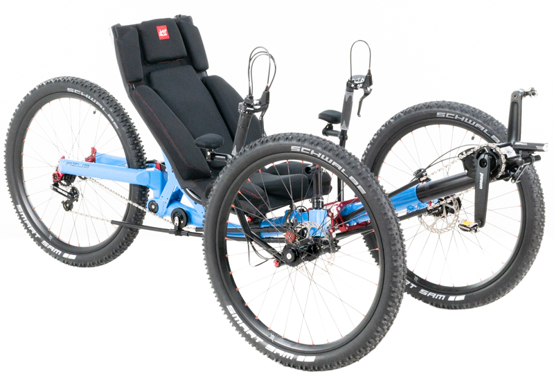 Azub Ti-FLY X Full Suspension Recumbent Trike