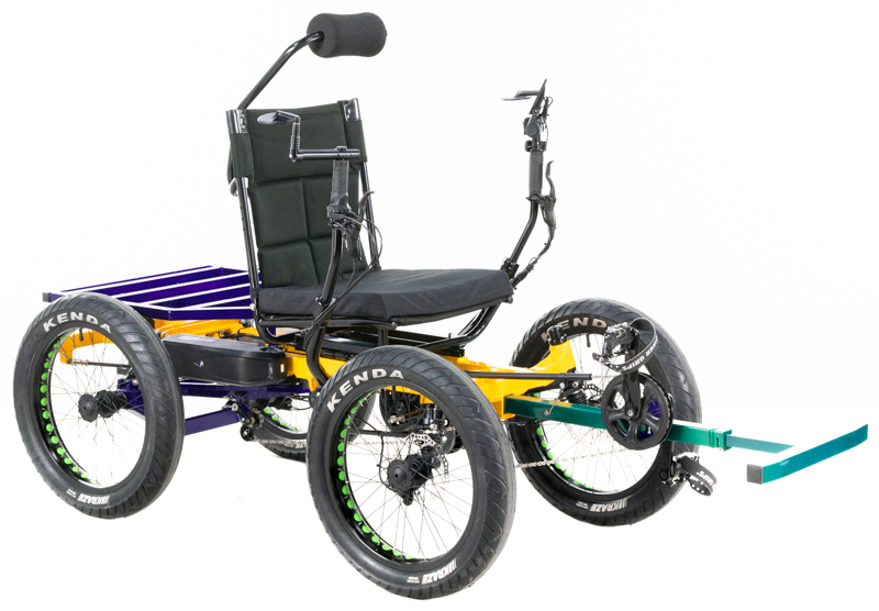 Revolution eQuad RWD RS - Pedal-Electric Hybrid Recumbent Quad