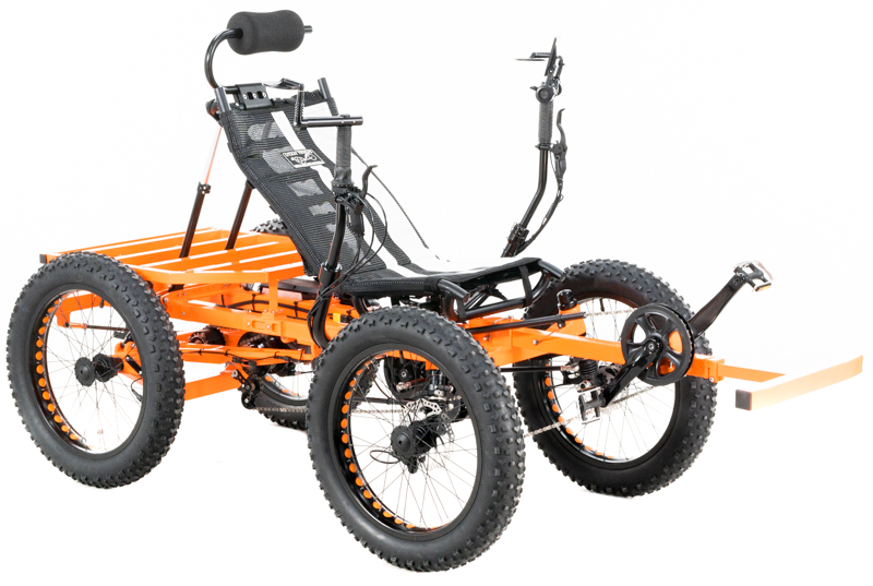 Revolution eQuad RWD RS - Pedal-Electric Hybrid Recumbent Quad