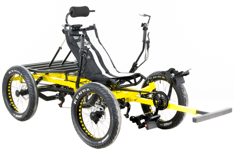 Revolution eQuad RWD RS - Pedal-Electric Hybrid Recumbent Quad