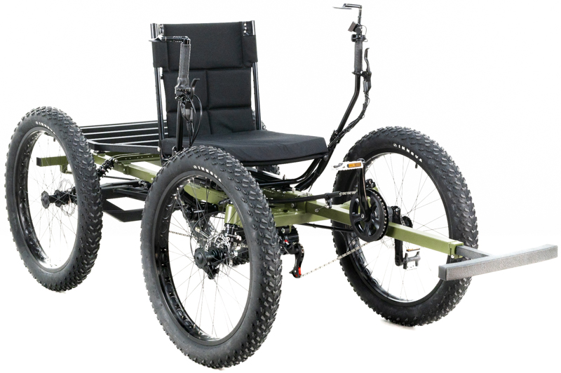 Revolution eQuad RWD RS - Pedal-Electric Hybrid Recumbent Quad
