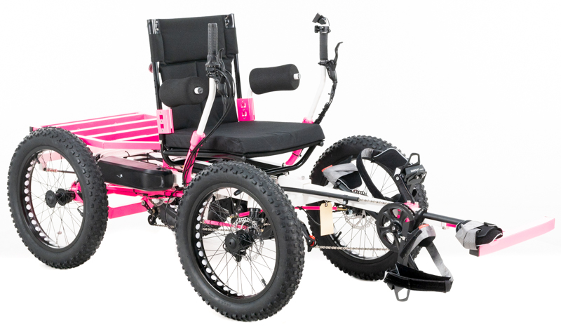 Revolution eQuad RWD RS - Pedal-Electric Hybrid Recumbent Quad