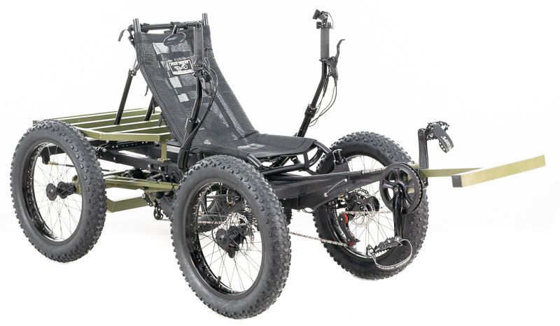 Revolution eQuad RWD RS - Pedal-Electric Hybrid Recumbent Quad