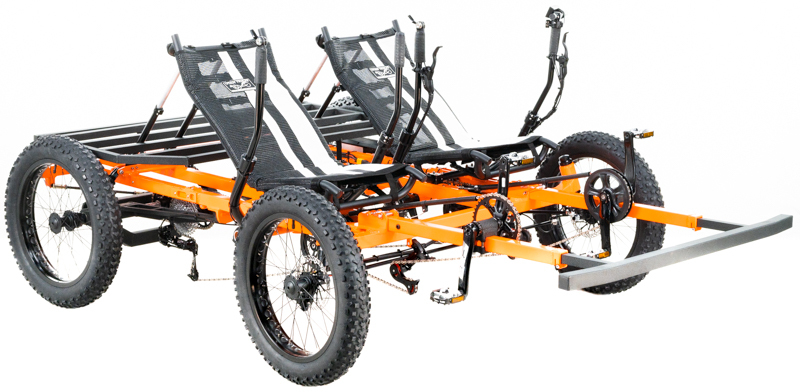 Revolution eQuad RWD RS - Pedal-Electric Hybrid Recumbent Quad