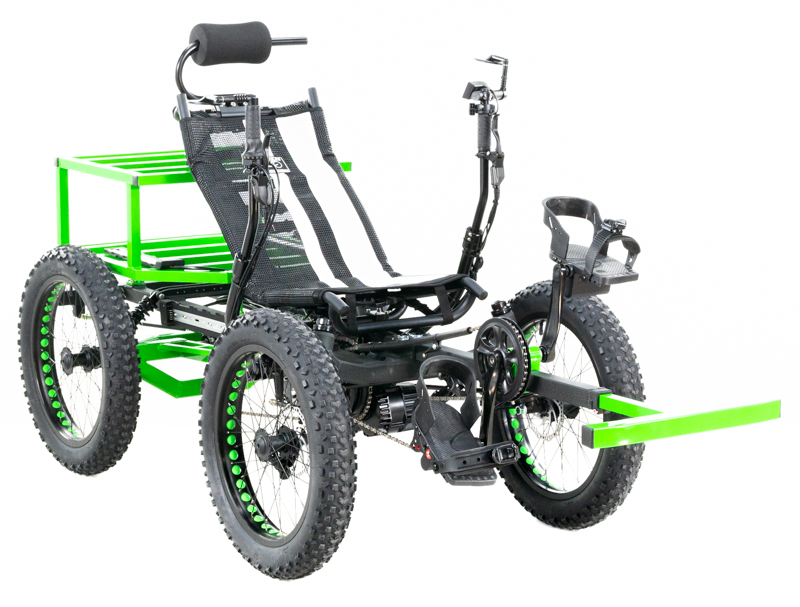 Revolution eQuad RWD RS - Pedal-Electric Hybrid Recumbent Quad