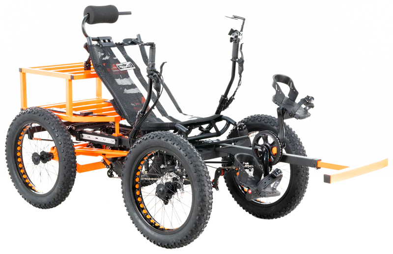 Revolution eQuad RWD RS - Pedal-Electric Hybrid Recumbent Quad