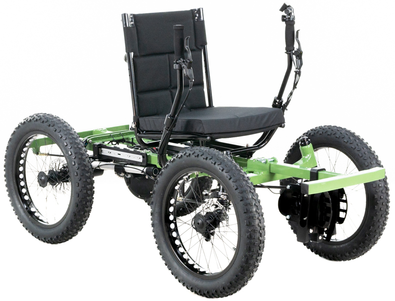 Jeremy's Dark Green NotAWheelchair Rig