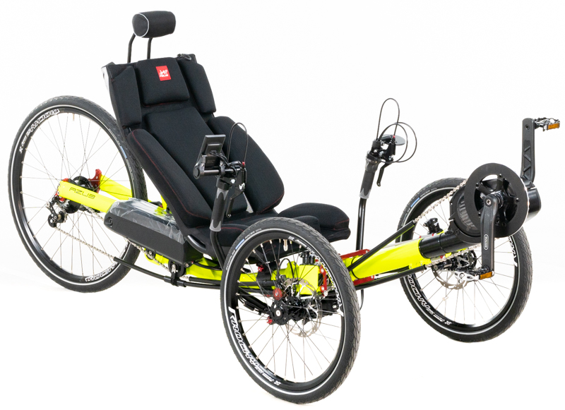 Utah Trikes Andrew s Neon Yellow Shiny Azub Ti FLY 26