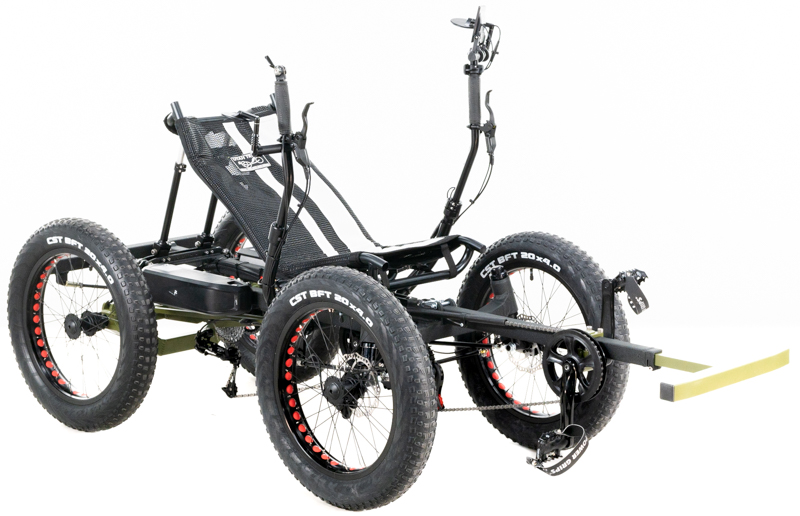 Revolution eQuad RWD RS - Pedal-Electric Hybrid Recumbent Quad