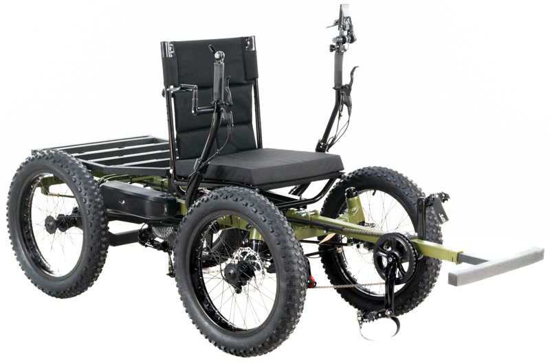 Revolution eQuad RWD RS - Pedal-Electric Hybrid Recumbent Quad