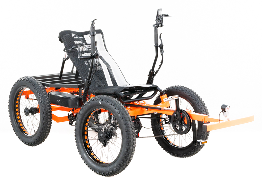 Revolution eQuad RWD RS - Pedal-Electric Hybrid Recumbent Quad
