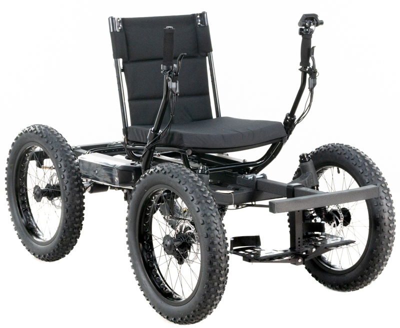 Joshua's Crinkle Black NotAWheelchair Rig