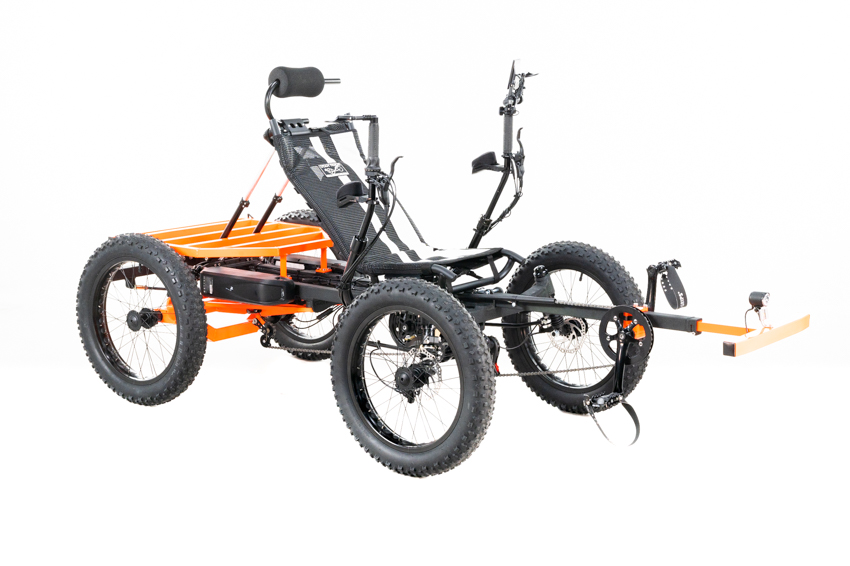Revolution eQuad RWD RS - Pedal-Electric Hybrid Recumbent Quad
