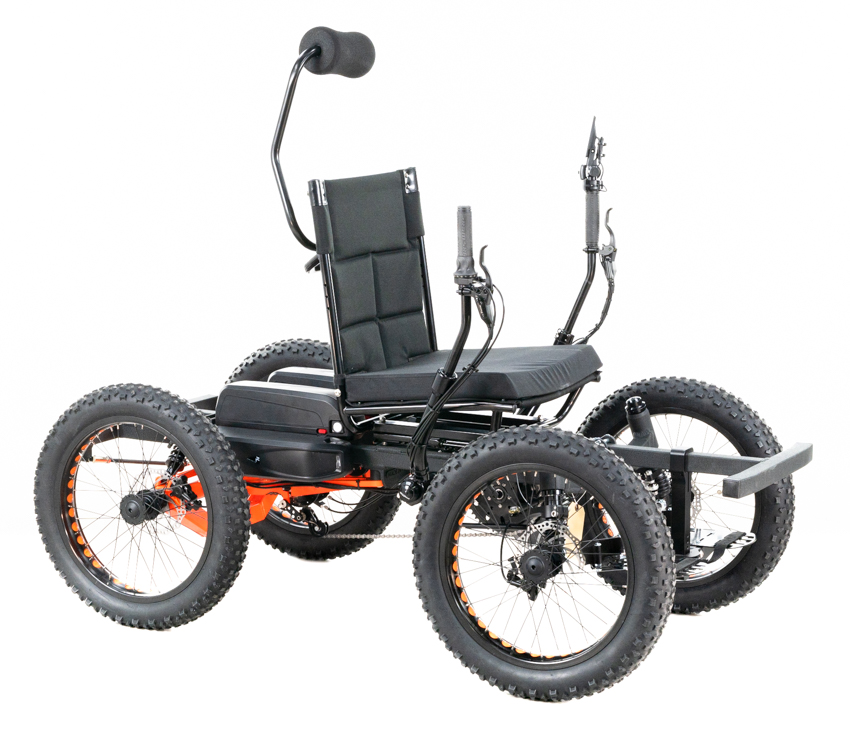 Revolution eQuad RWD RS - Pedal-Electric Hybrid Recumbent Quad
