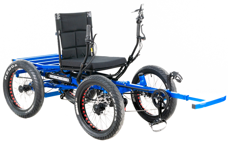 Revolution eQuad RWD RS - Pedal-Electric Hybrid Recumbent Quad