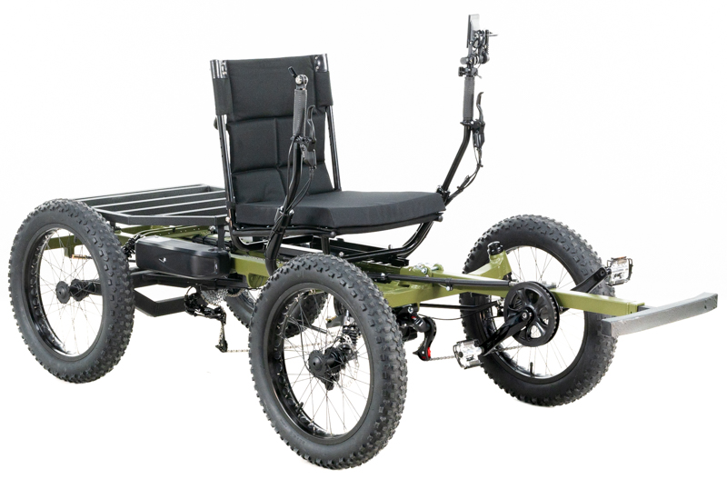 Revolution eQuad RWD RS - Pedal-Electric Hybrid Recumbent Quad