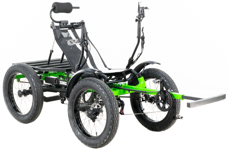 Revolution eQuad RWD RS - Pedal-Electric Hybrid Recumbent Quad
